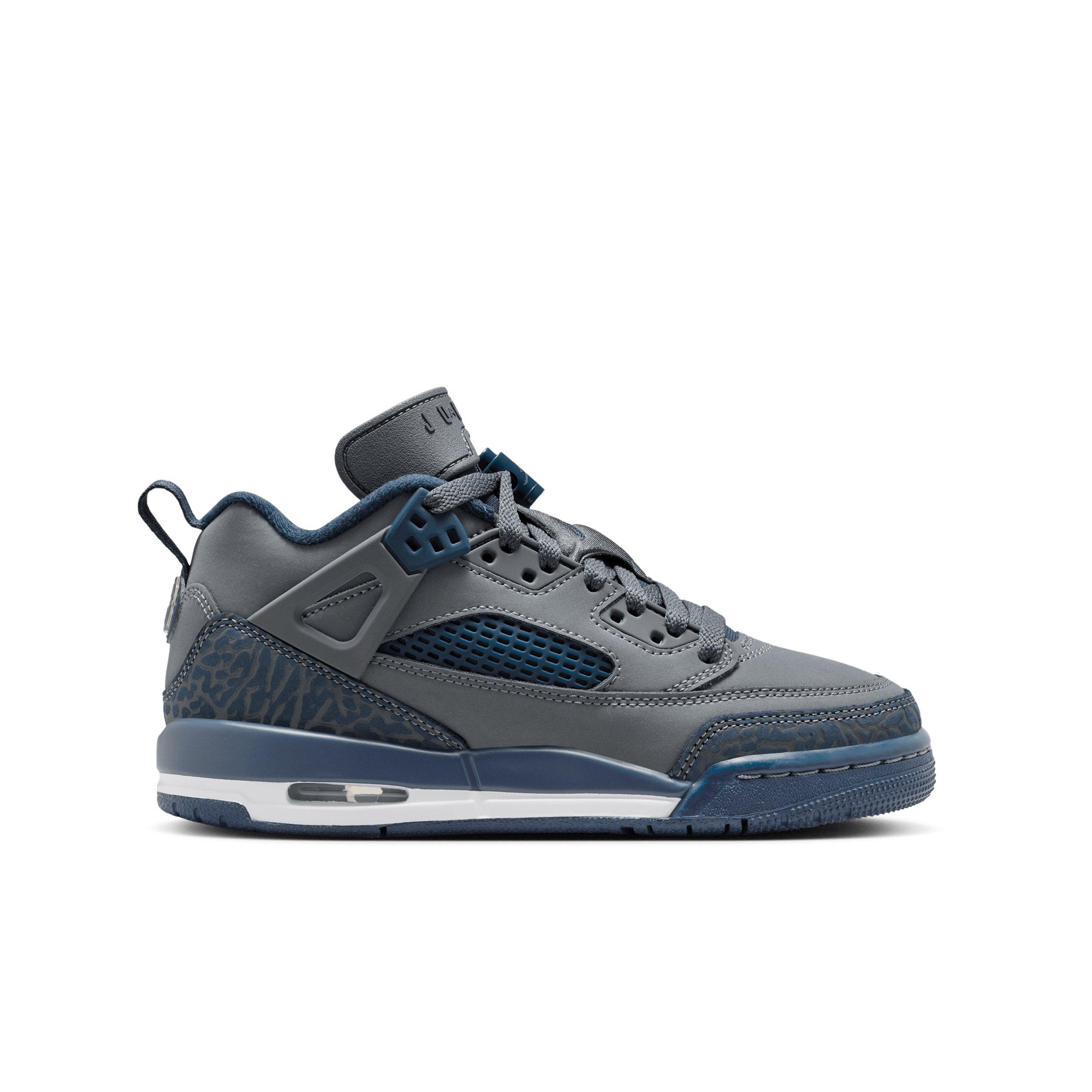 Jordan Spizike Low "Flint/University Blue/White/Navy" Grade School Boys' Shoe - FLINT/BLUE/WHITE/NAVY